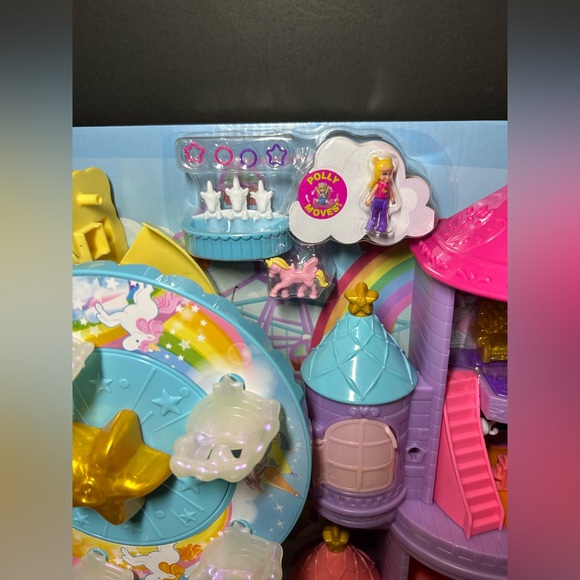 Polly Pocket Rainbow Funland Theme Park Playset - Picture 2 of 8